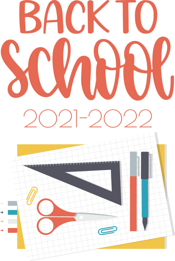 Transparent Back to School Design Logo Diagram for Welcome Back to School for Back To School