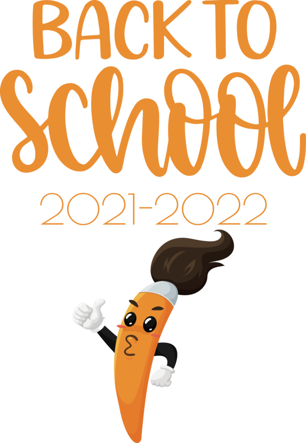 Transparent Back to School Logo Cartoon Produce for Welcome Back to School for Back To School