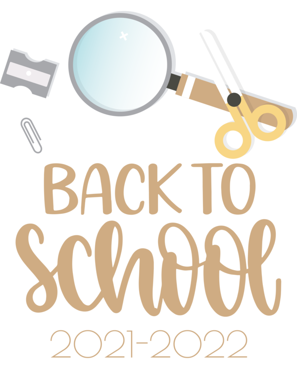 Transparent Back to School Logo Line Design for Welcome Back to School for Back To School