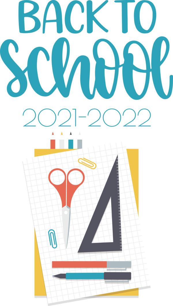 Transparent Back to School Design Paper Logo for Welcome Back to School for Back To School