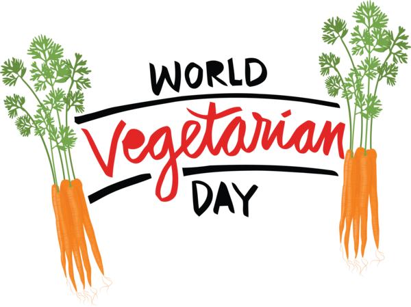 Transparent World Vegetarian Day Plant stem Vegetable Produce for Vegetarian Day for World Vegetarian Day