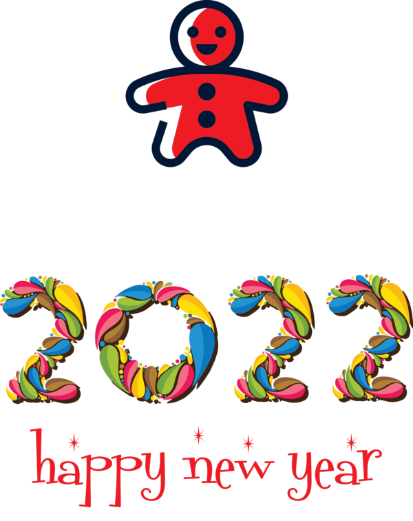 Transparent New Year Design Symbol Line for Happy New Year 2022 for New Year