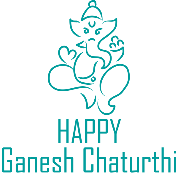 Transparent Ganesh Chaturthi Logo Design Happiness for Vinayaka Chaturthi for Ganesh Chaturthi