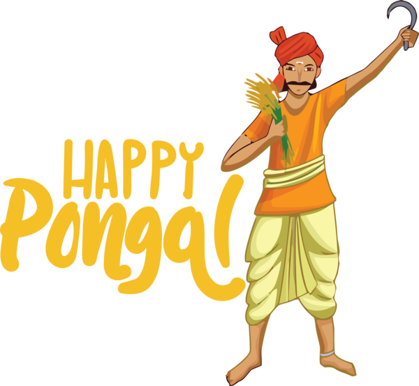 Transparent Pongal Cartoon Recreation Happiness for Thai Pongal for Pongal