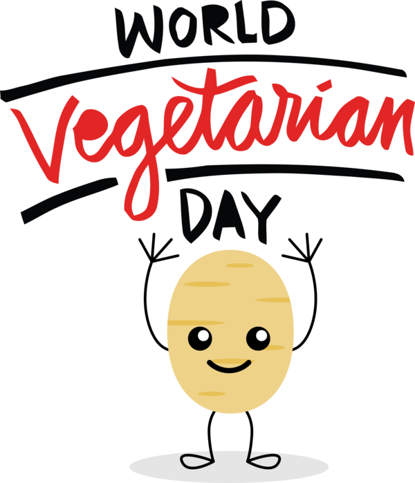 Transparent World Vegetarian Day Cartoon Line Plant for Vegetarian Day for World Vegetarian Day