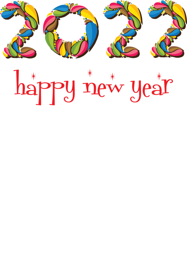 Transparent New Year Line Design Meter for Happy New Year 2022 for New Year