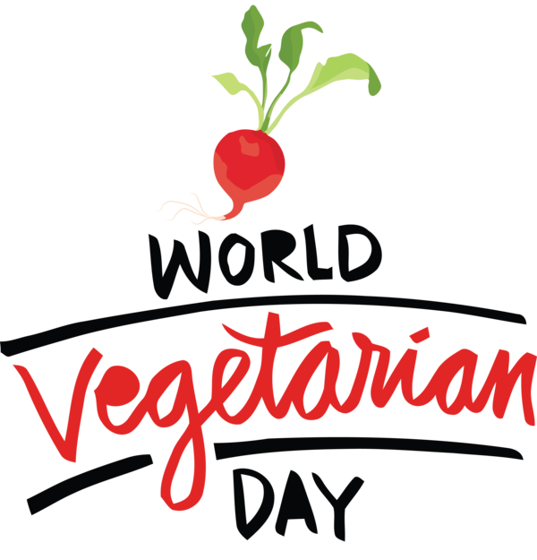 Transparent World Vegetarian Day Flower Logo Fruit for Vegetarian Day for World Vegetarian Day