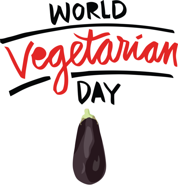 Transparent World Vegetarian Day Logo Line Fruit for Vegetarian Day for World Vegetarian Day