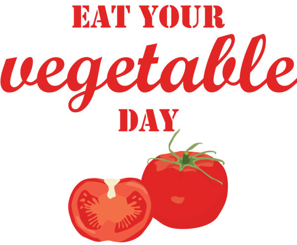 Transparent World Vegetarian Day Tomato Natural food Superfood for Eat Your Vegetables Day for World Vegetarian Day