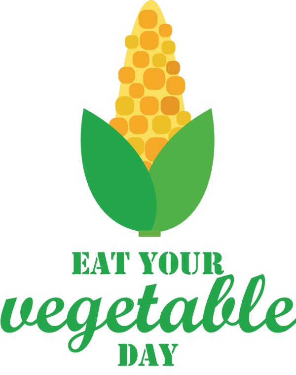 Transparent World Vegetarian Day Logo Leaf Commodity for Eat Your Vegetables Day for World Vegetarian Day