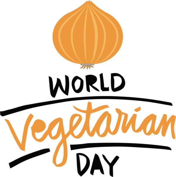 Transparent World Vegetarian Day Logo Line Meter for Vegetarian Day for World Vegetarian Day