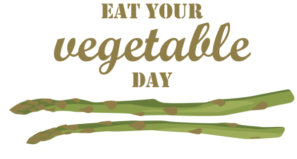 Transparent World Vegetarian Day Plant stem Logo Font for Eat Your Vegetables Day for World Vegetarian Day