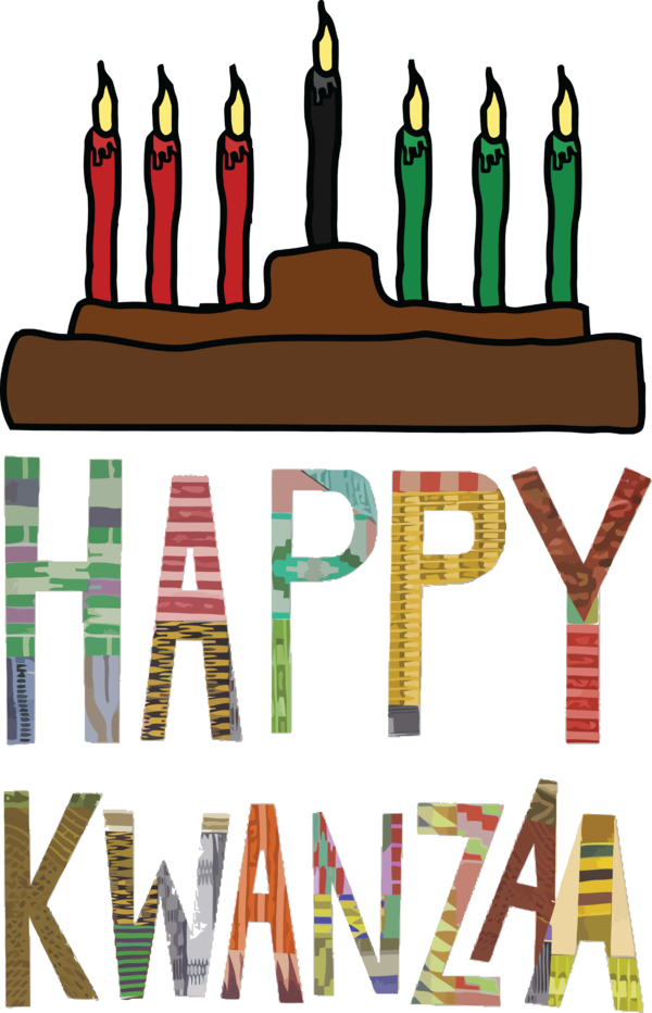 Transparent Kwanzaa Logo Line Recreation for Happy Kwanzaa for Kwanzaa