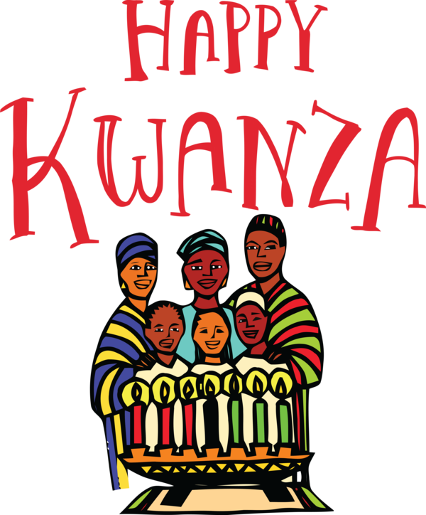 Transparent Kwanzaa Kwanzaa Kinara Logo for Happy Kwanzaa for Kwanzaa