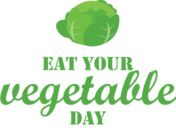Transparent World Vegetarian Day Logo Green Tree for Eat Your Vegetables Day for World Vegetarian Day