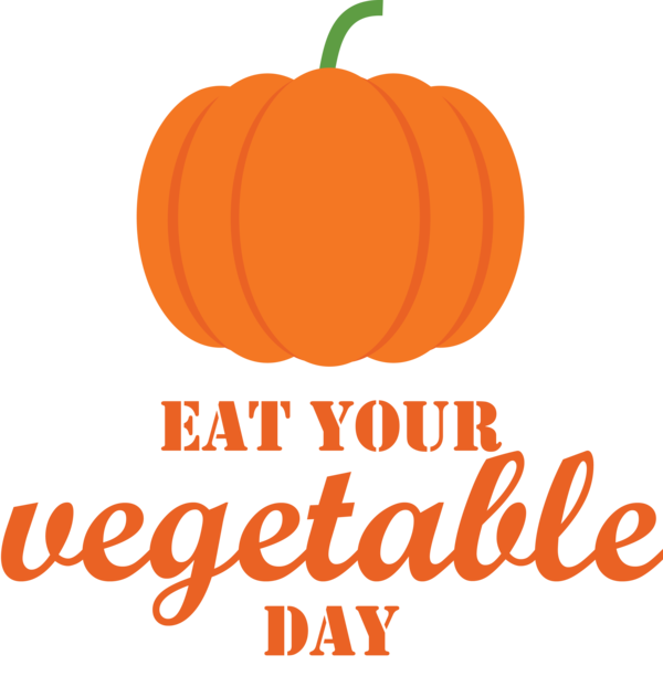 Transparent World Vegetarian Day Squash Natural food Jack-o'-lantern for Eat Your Vegetables Day for World Vegetarian Day
