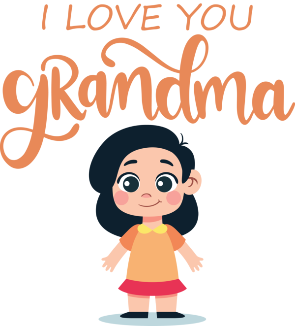 Transparent National Grandparents Day Toddler M Logo for Grandmothers Day for National Grandparents Day