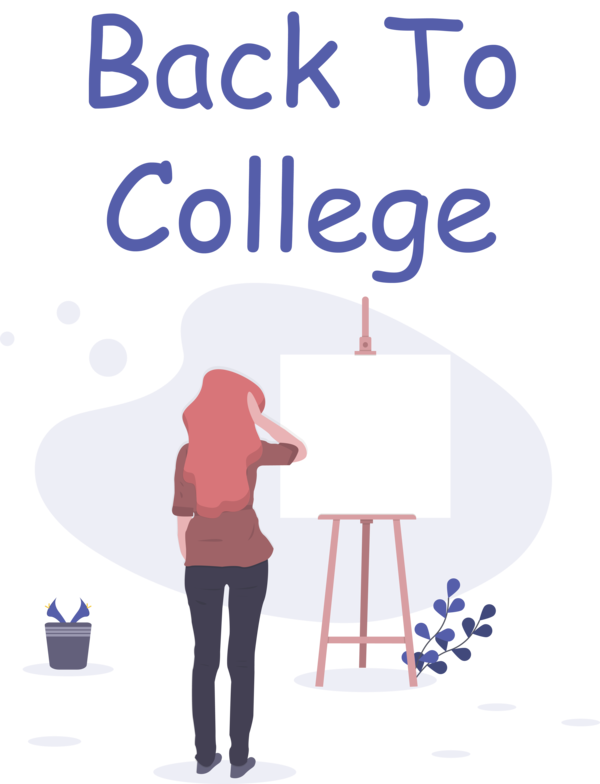 Transparent Back to School Design  Drawing for Back to College for Back To School