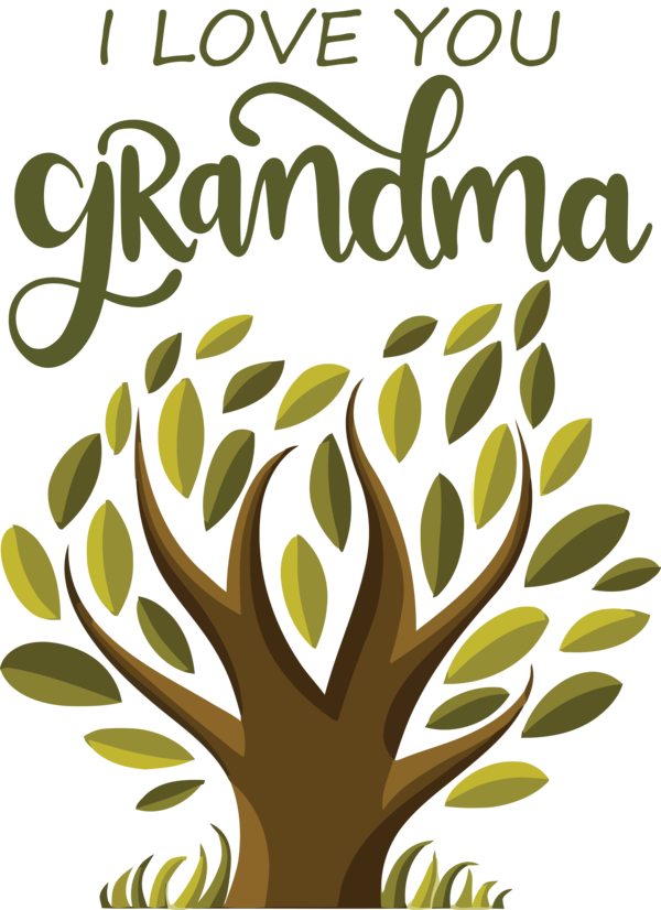 Transparent National Grandparents Day Design Drawing Painting for Grandmothers Day for National Grandparents Day