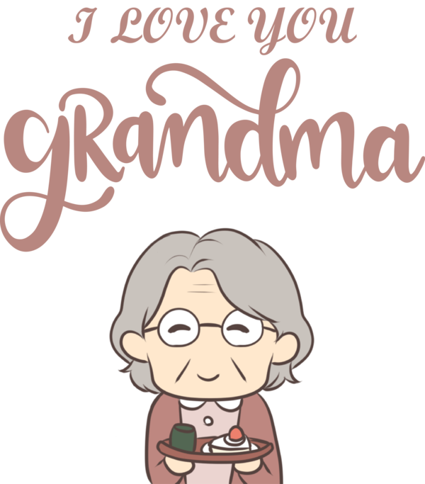 Transparent National Grandparents Day Toddler M Happiness Cartoon for Grandmothers Day for National Grandparents Day