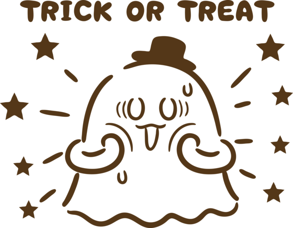 Transparent Halloween Emoticon Emoji Smiley for Trick Or Treat for Halloween