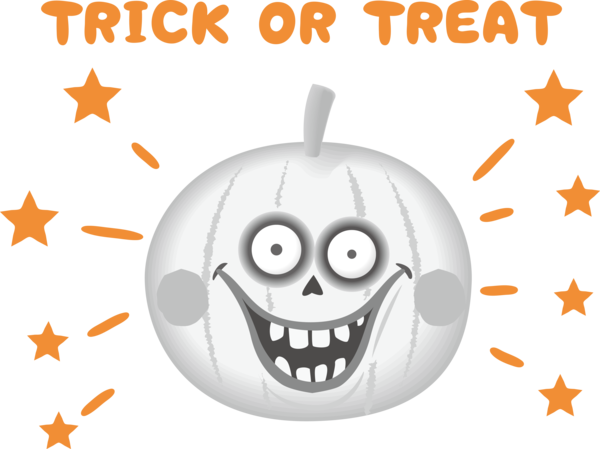Transparent Halloween Jack-o'-lantern Design Witch for Trick Or Treat for Halloween