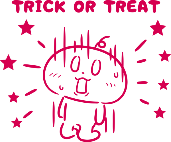 Transparent Halloween Happiness Line Line for Trick Or Treat for Halloween