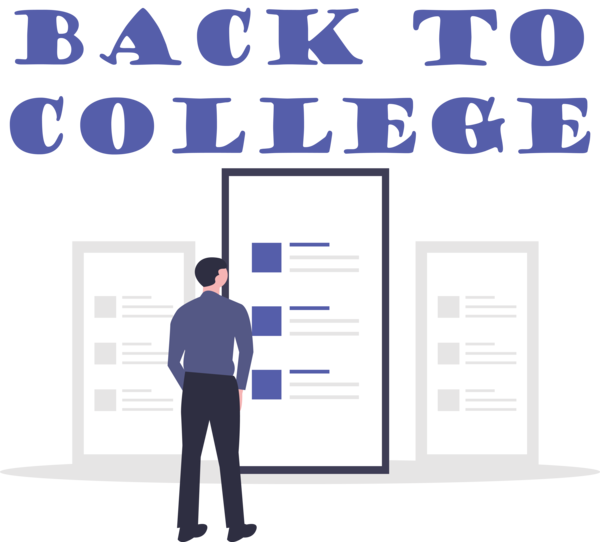 Transparent Back to School Organization Logo Presentation for Back to College for Back To School