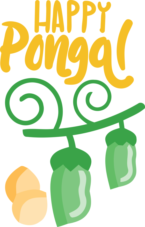 Transparent Pongal Logo Commodity Leaf for Thai Pongal for Pongal