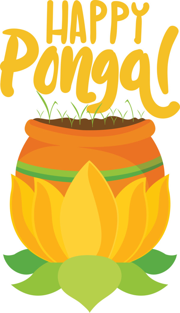 Transparent Pongal Flower Flowerpot Pumpkin for Thai Pongal for Pongal