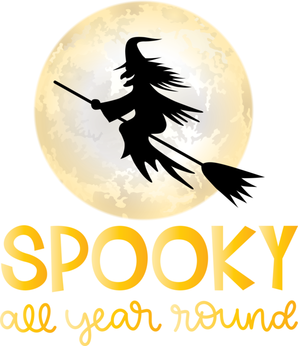 Transparent Halloween Logo Character Silhouette for Halloween Boo for Halloween