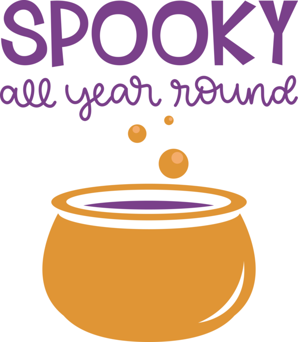 Transparent Halloween Logo Cookware and bakeware Line for Halloween Boo for Halloween