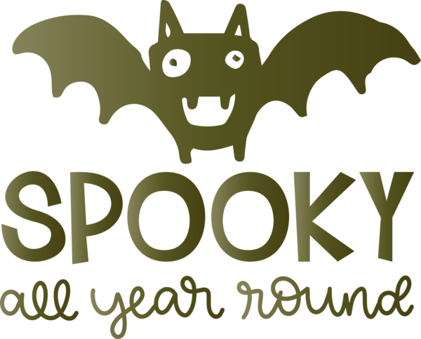 Transparent Halloween Logo Cartoon Character for Halloween Boo for Halloween