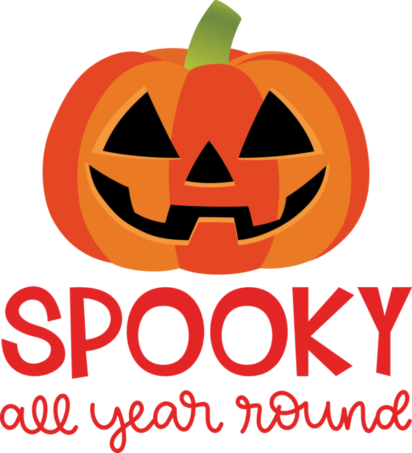 Transparent Halloween Jack-o'-lantern Logo Vegetable for Halloween Boo for Halloween