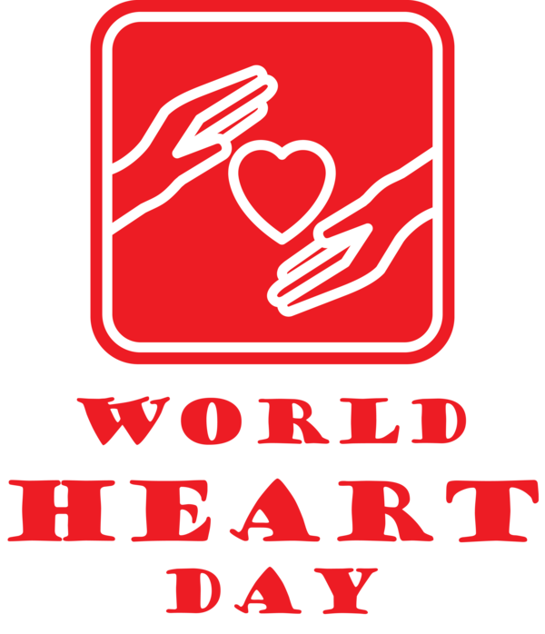 Transparent World Heart Day Abstract art Picture Frame Drawing for Heart Day for World Heart Day