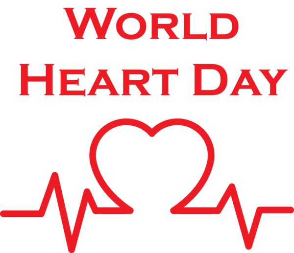 Transparent World Heart Day Yurtbay Seramik M-095 Line for Heart Day for World Heart Day