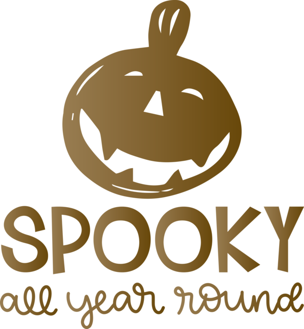 Transparent Halloween Logo Line Meter for Halloween Boo for Halloween