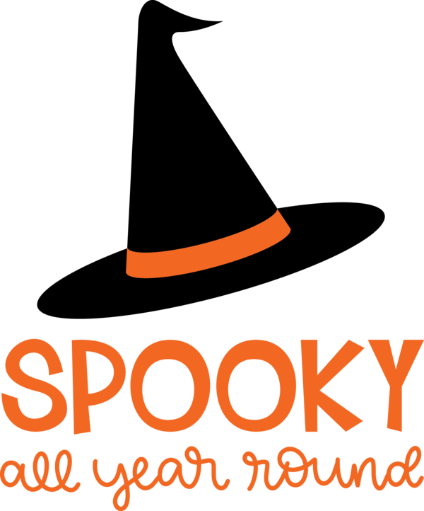 Transparent Halloween Logo Hat Line for Halloween Boo for Halloween