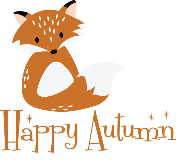 Transparent thanksgiving Cat Red fox Snout for Hello Autumn for Thanksgiving