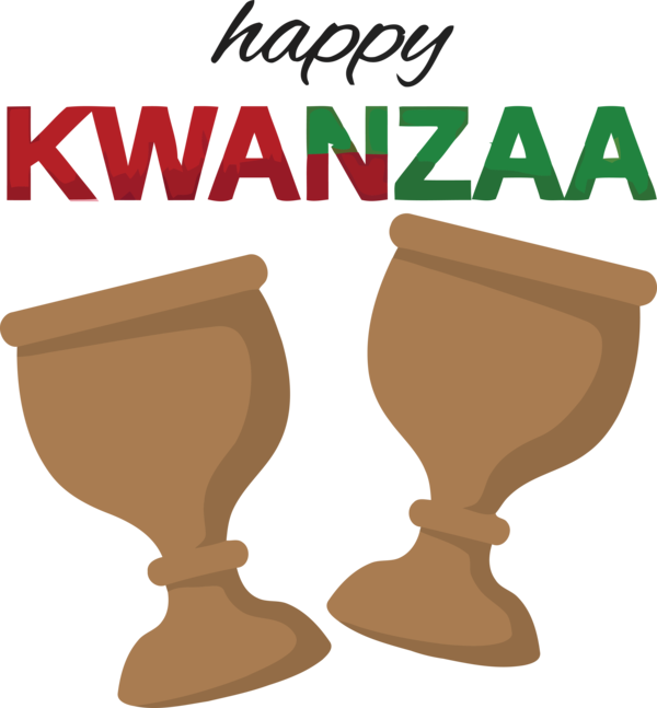 Transparent kwanzaa Furniture Cartoon Design for Happy Kwanzaa for Kwanzaa