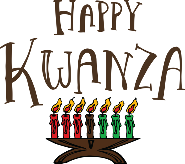Transparent kwanzaa Kwanzaa Kinara Candle for Happy Kwanzaa for Kwanzaa