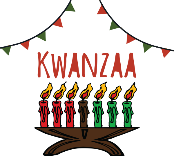 Transparent kwanzaa Kwanzaa Candle Kinara for Happy Kwanzaa for Kwanzaa