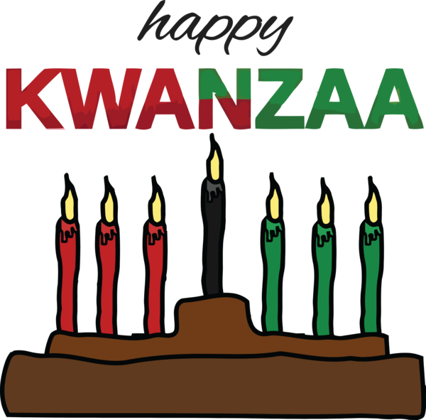 Transparent kwanzaa Kwanzaa Logo Kinara for Happy Kwanzaa for Kwanzaa