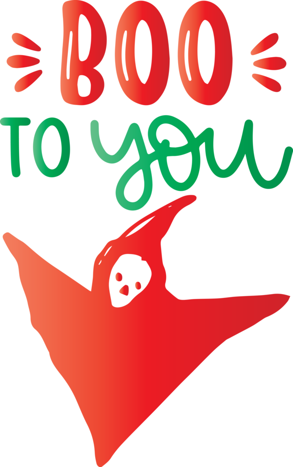 Transparent Halloween Logo Line Trick-or-treating for Halloween Boo for Halloween