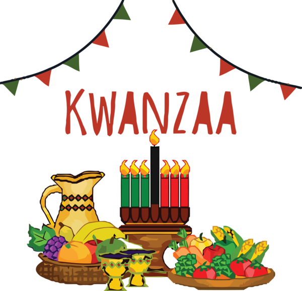 Transparent kwanzaa Kwanzaa Kinara Hanukkah for Happy Kwanzaa for Kwanzaa