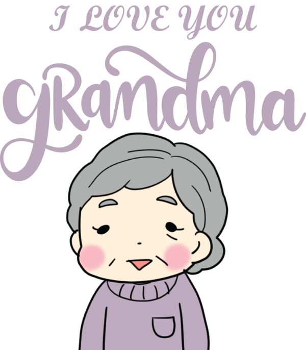 Transparent National Grandparents Day Face Toddler M Forehead for Grandmothers Day for National Grandparents Day