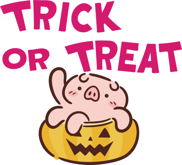 Transparent Halloween Cartoon Snout Happiness for Trick Or Treat for Halloween