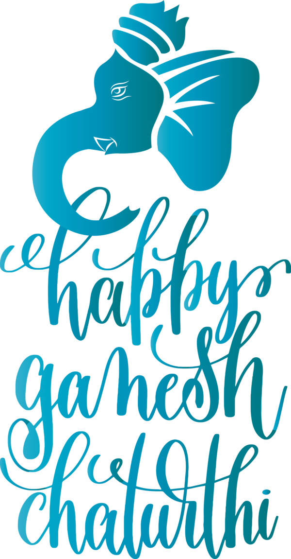 Transparent Ganesh Chaturthi Design Logo Black and white for Happy Ganesh Chaturthi for Ganesh Chaturthi