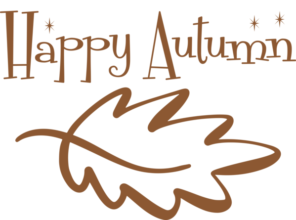 Transparent thanksgiving Logo Calligraphy Flower for Hello Autumn for Thanksgiving