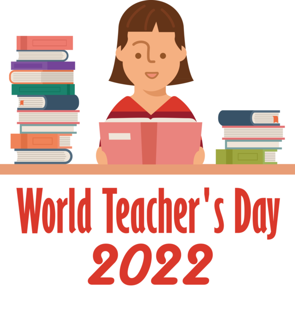 Transparent World Teacher's Day Teacher Cartoon Drawing for Teachers' Days for World Teachers Day